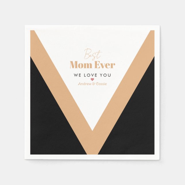 Guardanapo De Papel Melhor mãe de sempre (Frente)