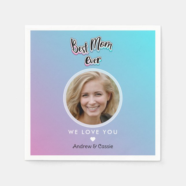 Guardanapo De Papel Melhor mãe de sempre (Frente)