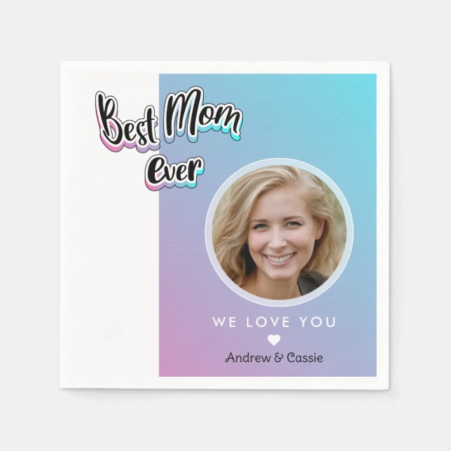 Guardanapo De Papel Melhor mãe de sempre (Frente)