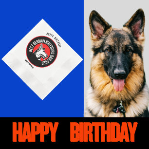 Guardanapo De Papel Melhor Pai de German shepherd