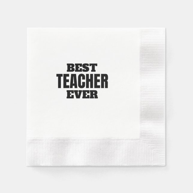 Guardanapo De Papel melhor professor de sempre (Frente)