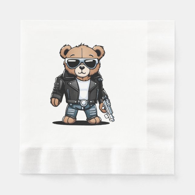 Guardanapo De Papel Memes de Teddy Fofo (Frente)