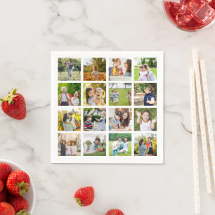 Guardanapo De Papel Memórias em Movimento: Colagem Personalizável de 1