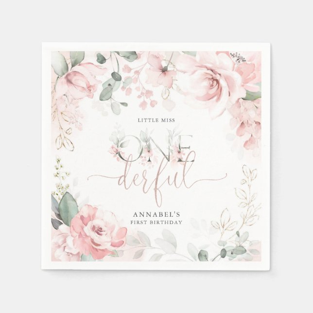 Guardanapo De Papel Menina Onelinda Napkins (Frente)