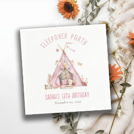 Guardanapo De Papel Meninas Rosa Tendentes Festa de aniversário Escane