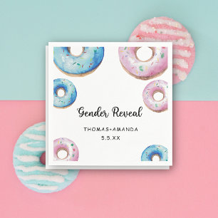 Guardanapo De Papel Menino ou garota que nós rosquinhas conhecemos a r