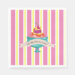 Guardanapo De Papel Menos palestra, mais papel de Sorvete