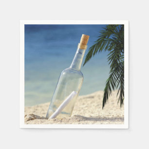 Guardanapo De Papel Mensagem num frasco 2
