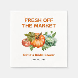 Guardanapo De Papel Mercado de agricultores Fresco fora do mercado chá