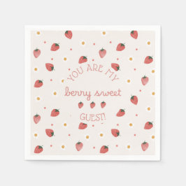 Guardanapo De Papel Mercado do agricultor Berry Sweet Strawberry