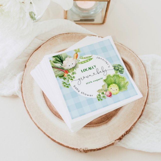 Guardanapo De Papel Mercado local dos agricultores chás de fraldas (Criador carregado)