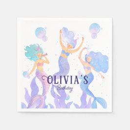 Guardanapo De Papel Mermaid