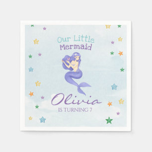 Guardanapo De Papel Mermaid Birthday