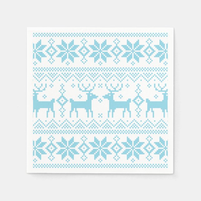 Guardanapo De Papel Merry Christmas pattern 1 (Frente)