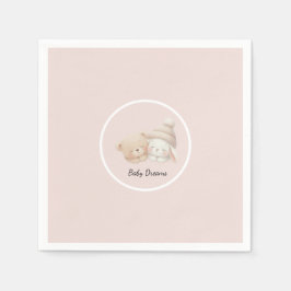 Guardanapo De Papel MerryMist Baby Dreams: Winter Blush – Ethereal Nur