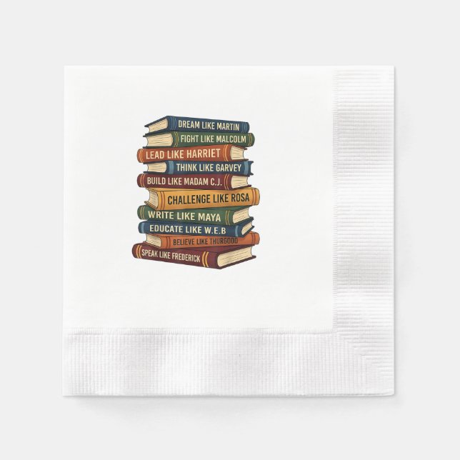 Guardanapo De Papel Mês da História Negra Sonho (Frente)