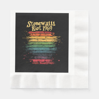 Guardanapo De Papel Mês do Orgulho Gay Bandeira Arco-íris Parede de pe