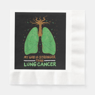 Guardanapo De Papel Meu Deus É Mais Forte Que O Cancer Pulmonar