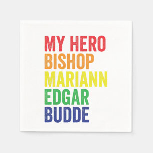 Guardanapo De Papel Meu Herói Bispo Mariann Edgar Budde Trans LGBT