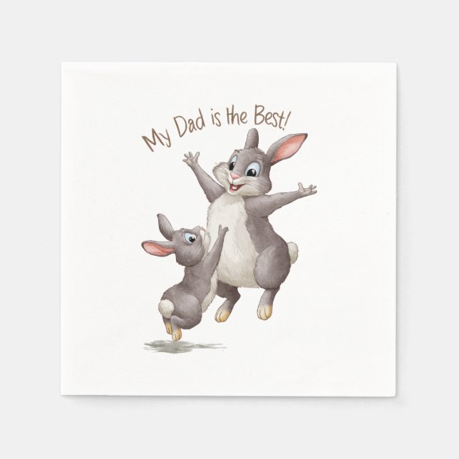 Guardanapo De Papel Meu Pai É O Melhor (Frente)