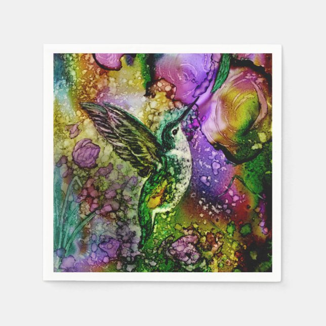 Guardanapo De Papel Meu pequeno beija-flor (Frente)