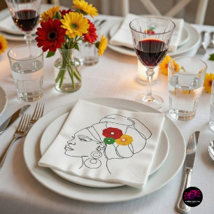 Guardanapo De Papel Meu Preto É Bonito