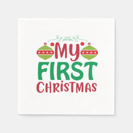 Guardanapo De Papel Meu primeiro Natal