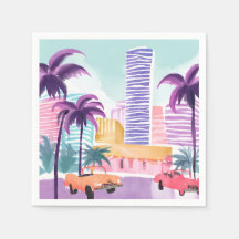 Miami Pastéis | Pintura em Aquarela Desarrumada