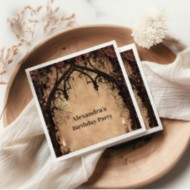 Guardanapo De Papel Midnight Gothic Cathedral Birthday