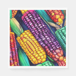 Guardanapo De Papel Milho indiano