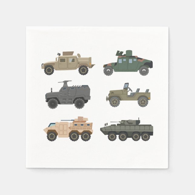 Guardanapo De Papel Military Paper Napkins (Frente)