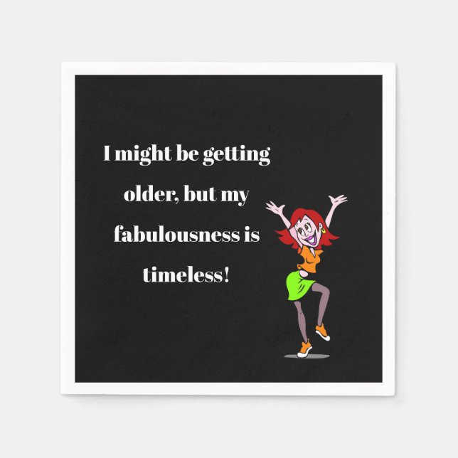 Guardanapo De Papel Minha Fabulosidade - Biscoito Engraçado Napkin (Frente)