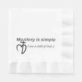 Guardanapo De Papel Minha história é simples