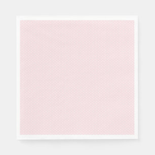 Guardanapo De Papel Mini bolinhas rosas pálido e brancas