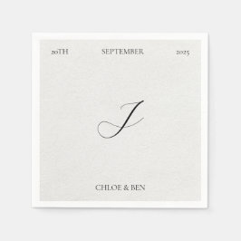 Guardanapo De Papel Minimalist, Personalized Napkins