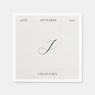 Guardanapo De Papel Minimalist, Personalized Napkins