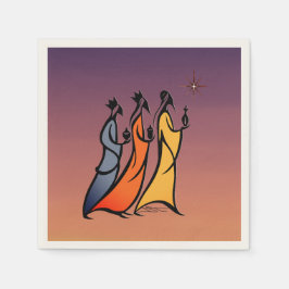 Guardanapo De Papel Minimalist Three Wise Men