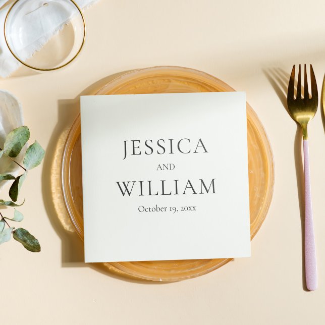 Guardanapo De Papel Minimalista E Elegante (Criador carregado)