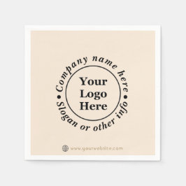 Guardanapo De Papel Mínimo bege simples