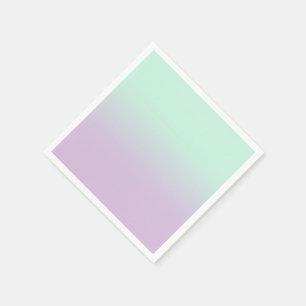 Guardanapo De Papel Mint Aestésico De Pastel E Ombre De Gradiente Lila
