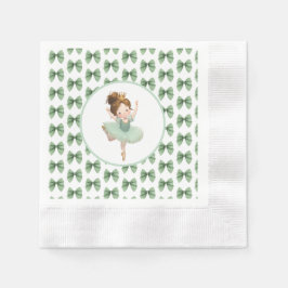 Guardanapo De Papel Mint Green Little Princess Ball Paper Napkin