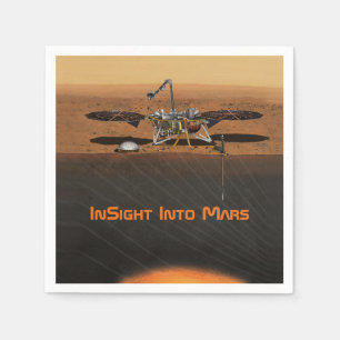 Guardanapo De Papel Missão Lander InSight Mars