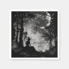 Guardanapo De Papel Misterioso Halloween Night Custom