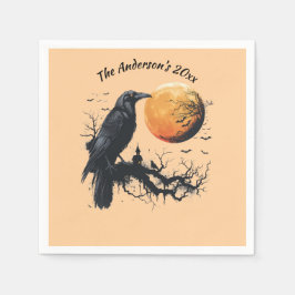 Guardanapo De Papel Misterioso Halloween Night Custom