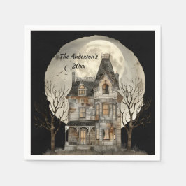Guardanapo De Papel Misterioso Halloween Night Custom