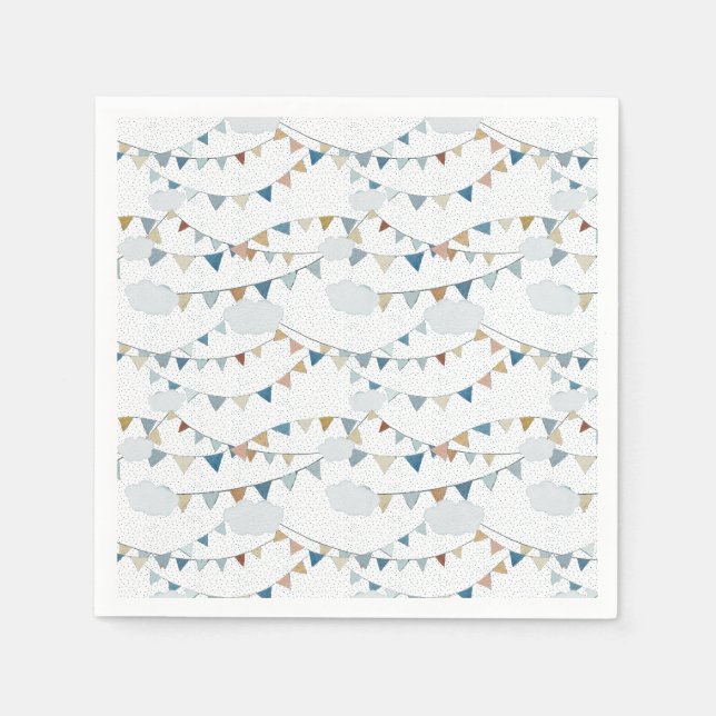 Guardanapo De Papel Mistura de Balões de Ar Quente com Aquecimento de  (Frente)