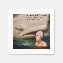 Guardanapo De Papel Moby Dick e Jane