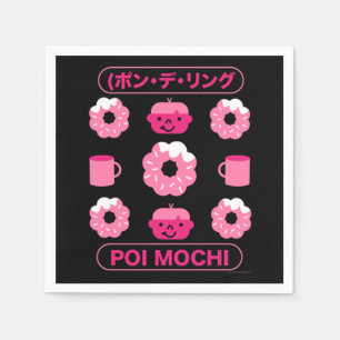 Guardanapo De Papel Mochi Rosquinha Poi Mochi E Café