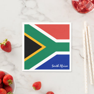 Guardanapo De Papel Moda da África do Sul e fãs de esportes