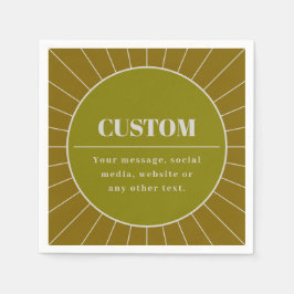 Guardanapo De Papel Modelo de Design único retrorreflector inspirável